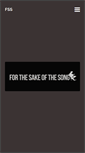 Mobile Screenshot of forthesakeofthesong.com